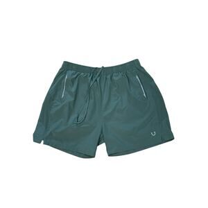 Northyard Shorts Men’s XL Green Microfiber Athletic Running Hiking Elastic Waist